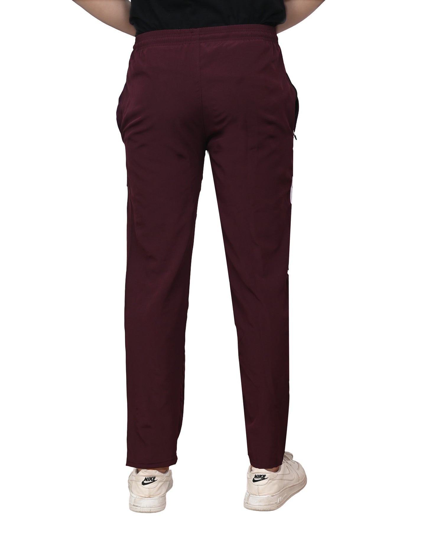 Skynax Men's Sports Trouser | Regular Fit | Lightweight Trouser for Gym Wear | Comfortable Running Color-Maroon