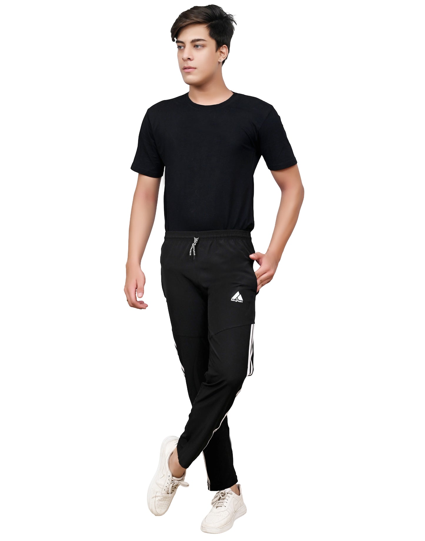 Skynax Men's Sports Trouser | Regular Fit | Lightweight Trouser for Gym Wear | Comfortable Running Colour-Dark Navy Blue