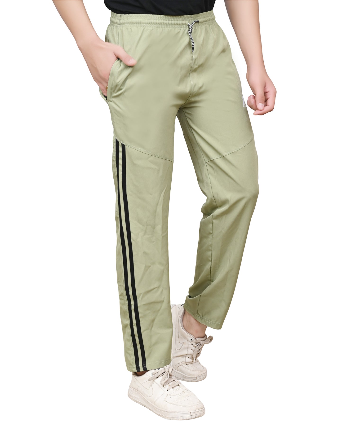 Skynax Men's Sports Trouser | Regular Fit | Lightweight Trouser for Gym Wear | Comfortable Running Colour-Olive Green