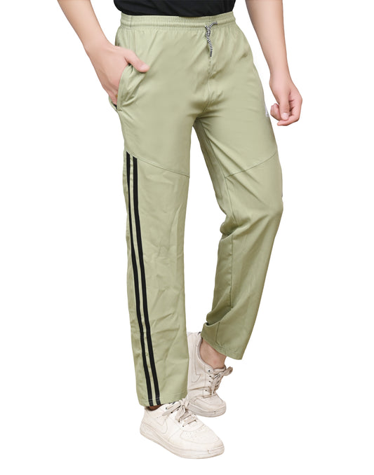 Skynax Men's Sports Trouser | Regular Fit | Lightweight Trouser for Gym Wear | Comfortable Running Colour-Olive Green