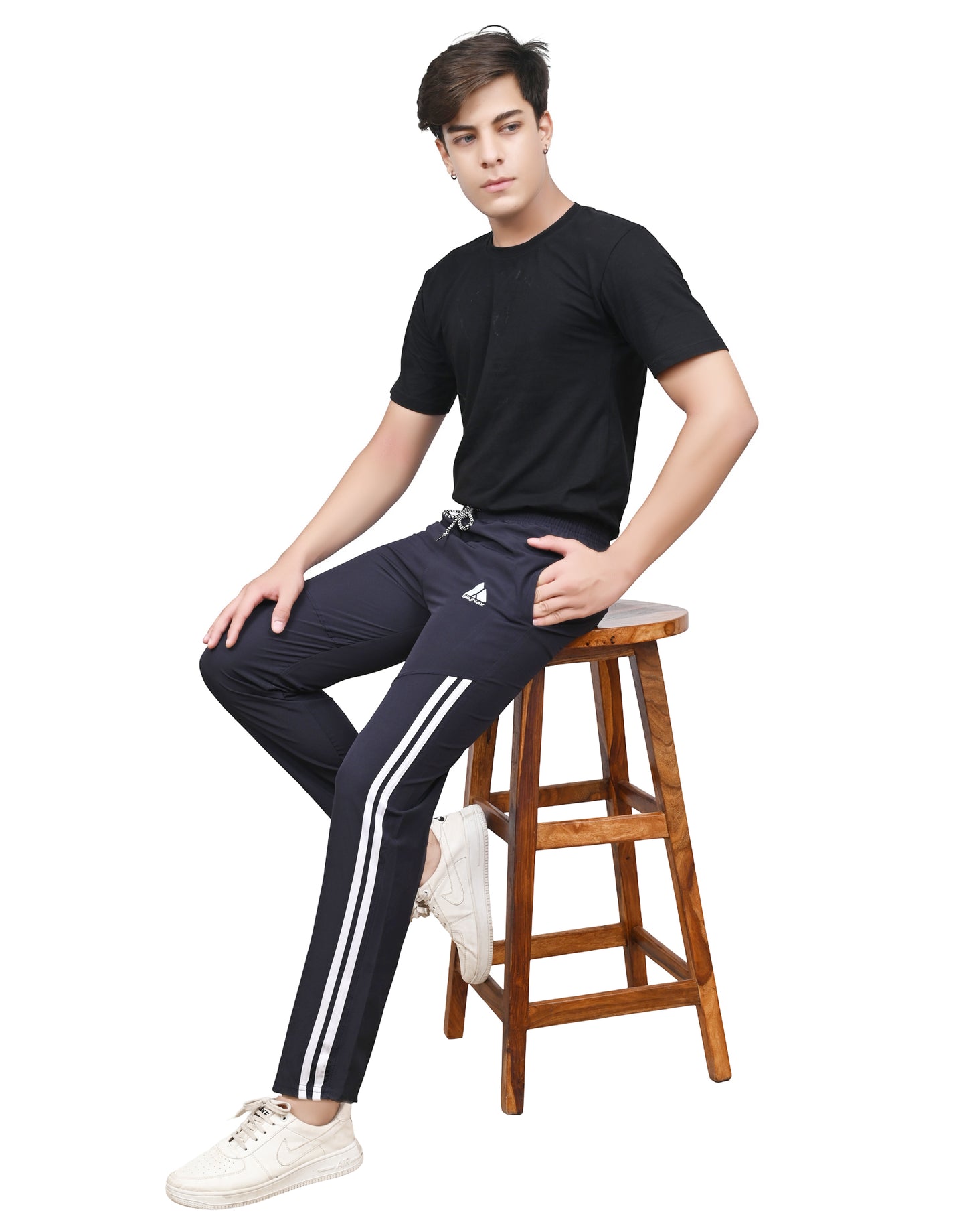 Skynax Men's Lightweight Sports Wear Shorts with 2 Zipper Pockets | Men Shorts for Workout | Running Gym Workout Athletic Shorts Colour-Black