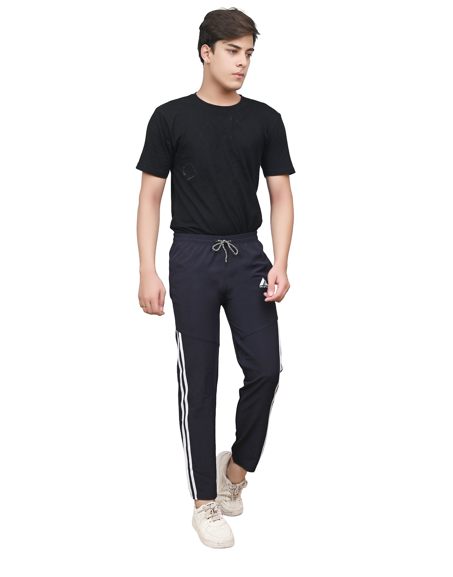 Skynax Men's Lightweight Sports Wear Shorts with 2 Zipper Pockets | Men Shorts for Workout | Running Gym Workout Athletic Shorts Colour-Black